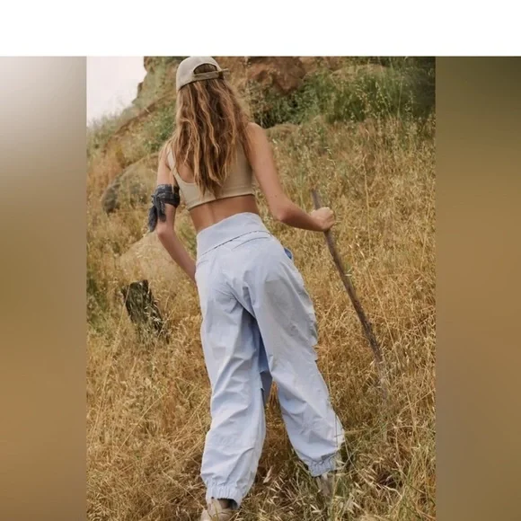 Free People Movement joggers Sz M. Blue/gray. - Picture 4 of 4